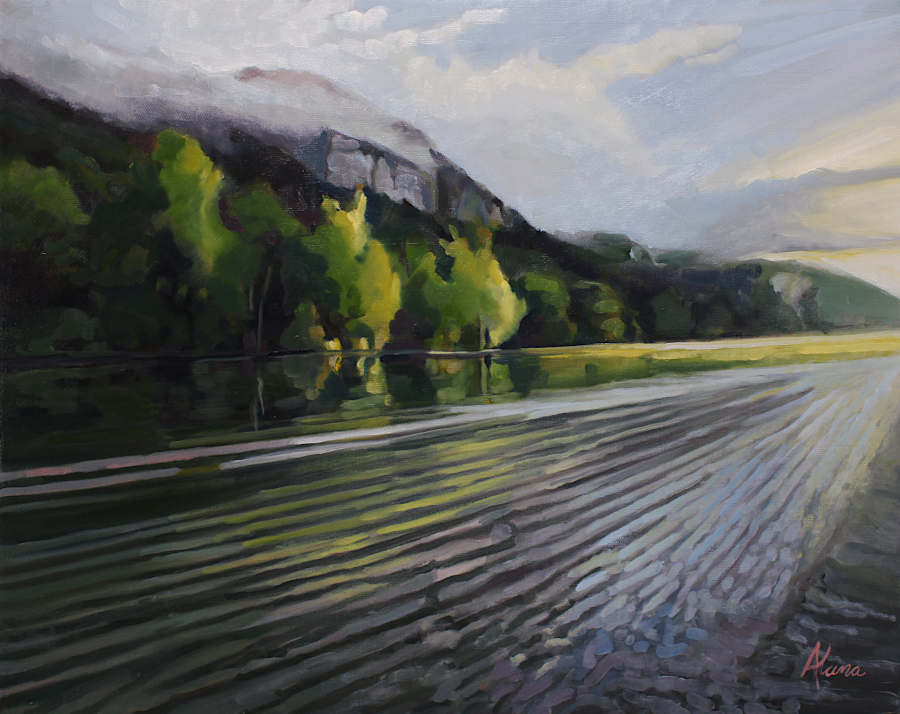 Original oil painting by artist Alana M Knuff